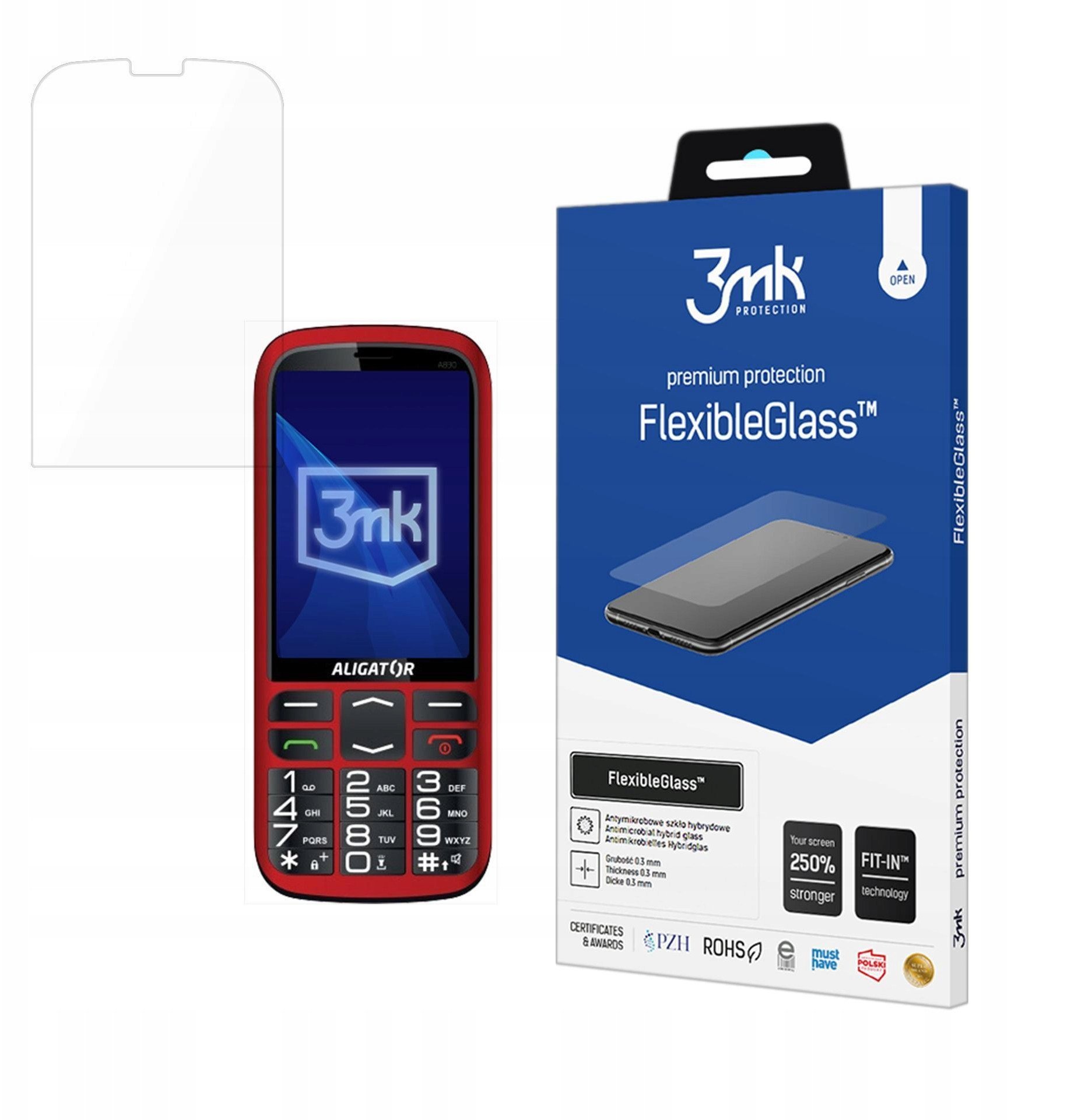 3mk FlexibleGlass pro Aligator A830 Senior