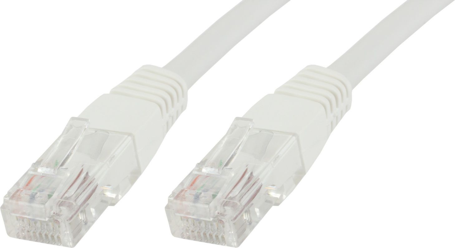 MicroConnect RJ-45/RJ-45 kat.6 U/UTP Biały 1.5m (UTP6015W)