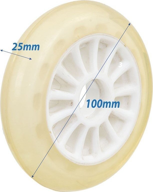 Enero Kółko Do Hulajnogi Pu 100 mm ENERO bez łożysk