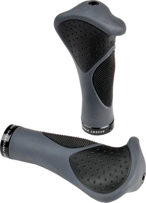 Accent Chwyty kierownicy Accent PRO Ergo 135 mm grafitowo-czarne APS uniwersalny