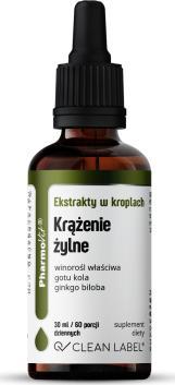 Pharmovit EKSTRAKTY W KROPLACH NA OCZYSZCZANIE ORGANIZMU BEZGLUTENOWE 30 ml - PHARMOVIT (CLEAN LABEL)