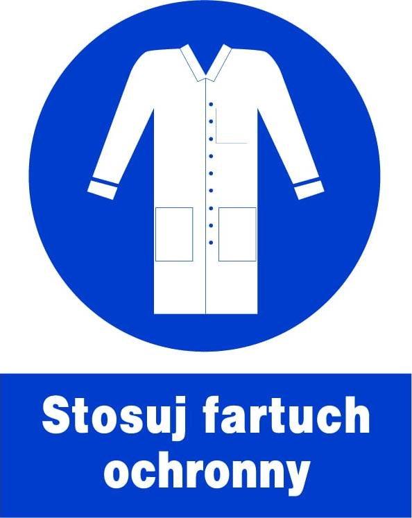 Mój dom Zno-32 Znak Bhp Nakazu- Stosuj Fartuch Ochronny
