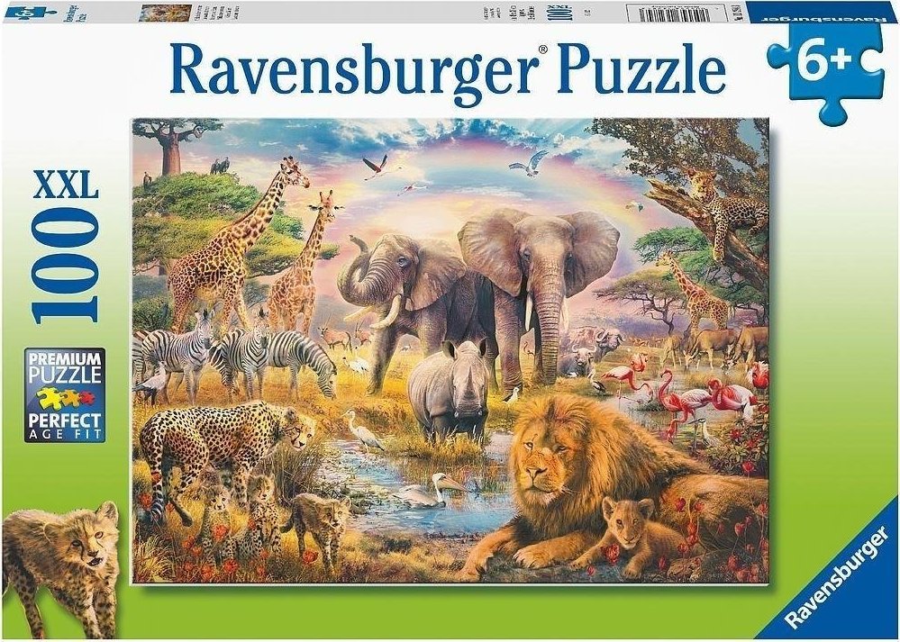 Ravensburger Puzzle XXL 100 Dzikie zwierzęta