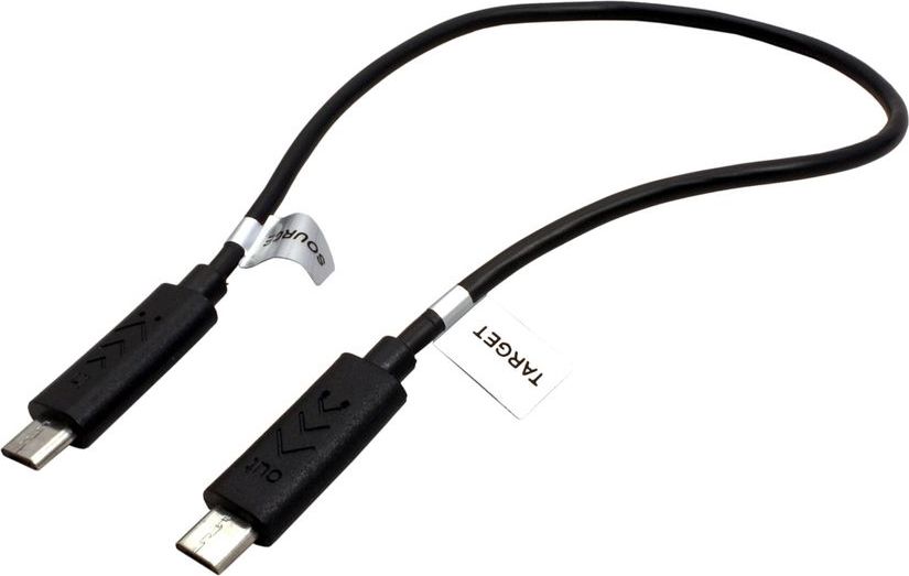 Kabel USB Roline microUSB - microUSB 0.3 m Czarny (JAB-2370359)