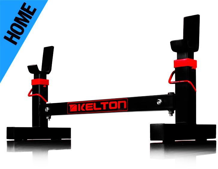 KELTON Stojaki na sztangę pod modlitewnik HS3 HOME czarne