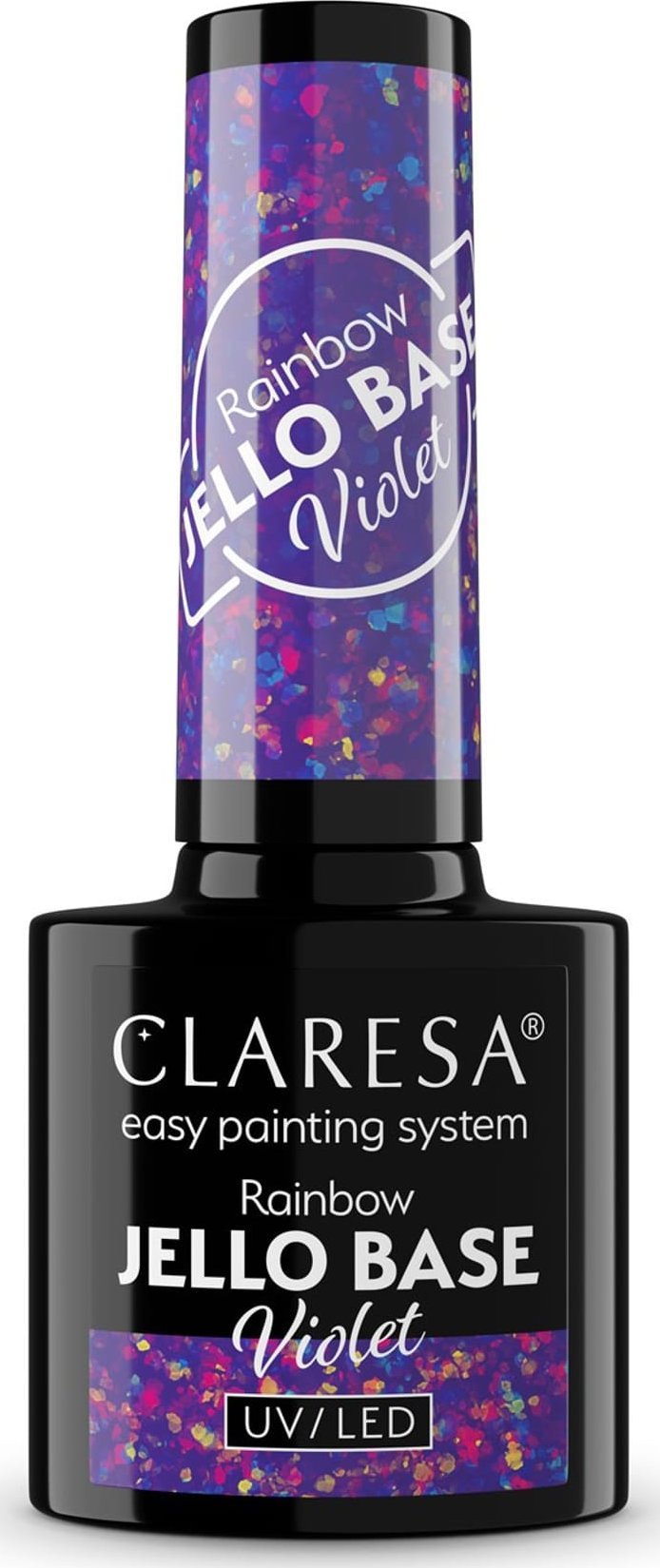 Claresa CLARESA Rainbow Jello Base Baza hybrydowa - Violet 5 g