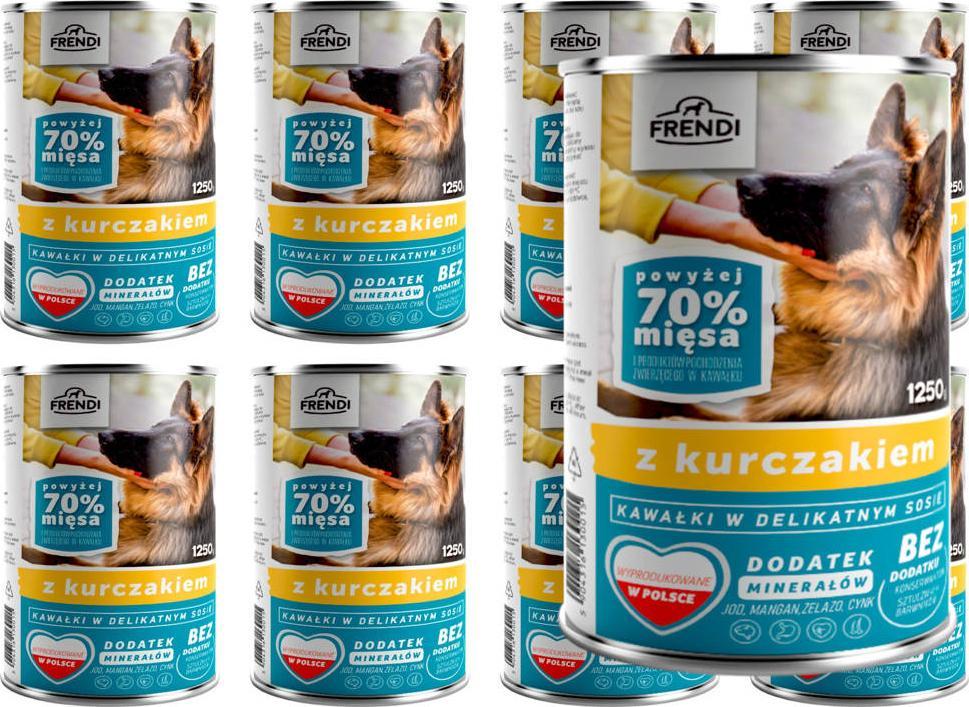 Frendi Frendi kawałki w delikatnym sosie z kurczakiem 8x1250g