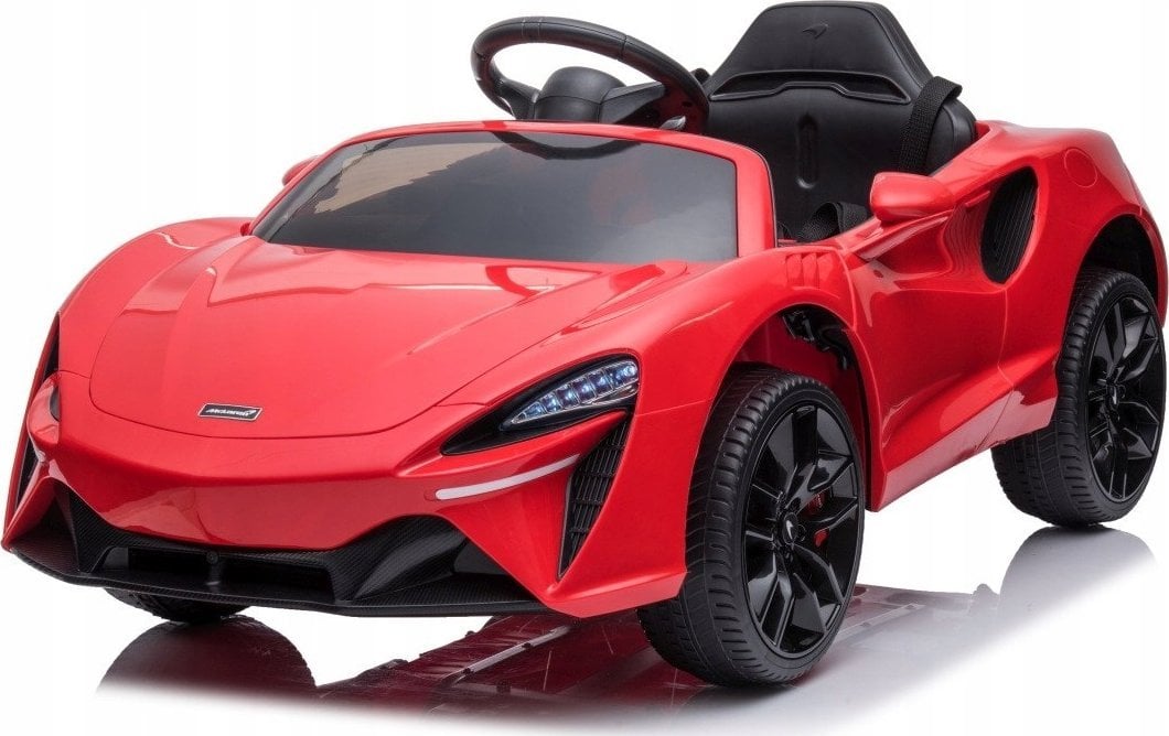 McLaren Artura na akumulator dla dzieci Czerwony + Napęd 4x4 + Pilot + Wolny Start + EVA + Audio LED