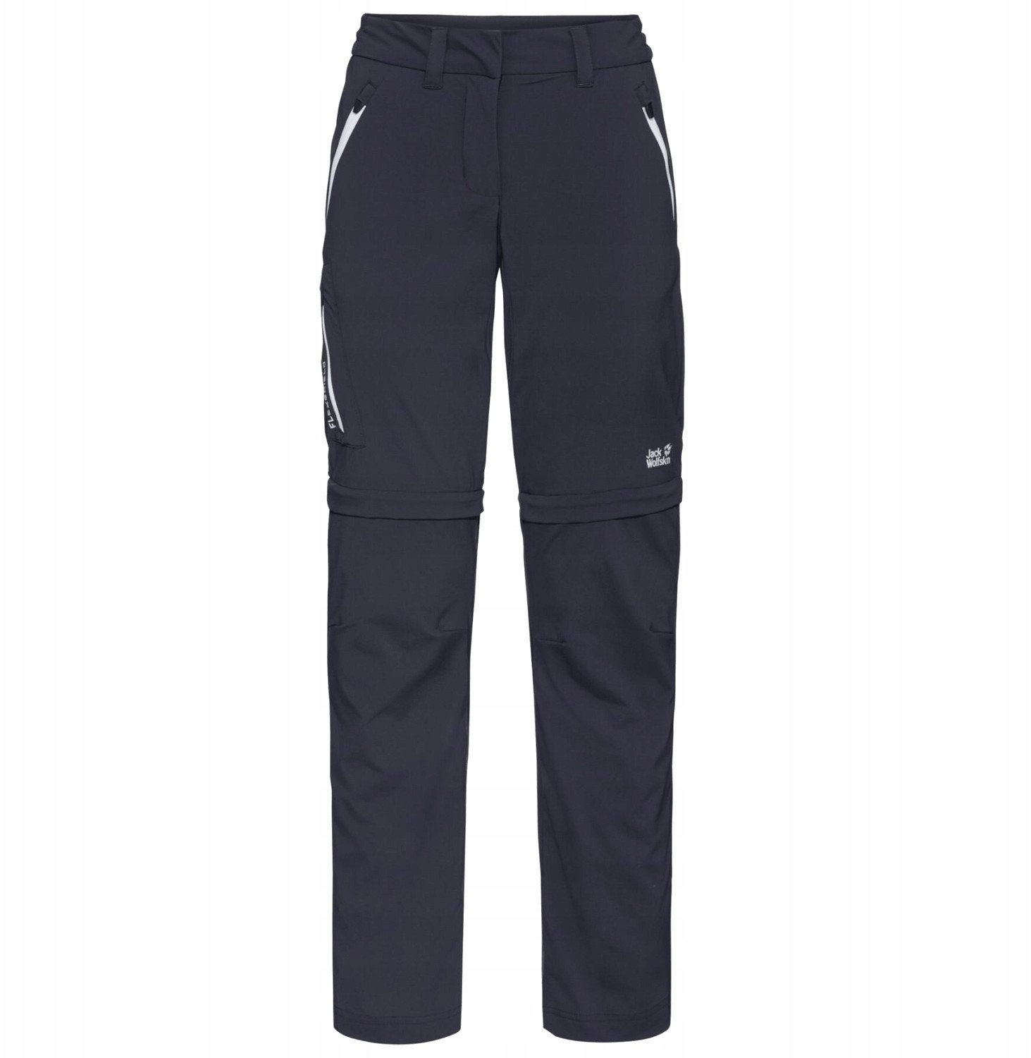 Jack Wolfskin Overland Zip Away Pants W 1506133-1388 Granatowe 34