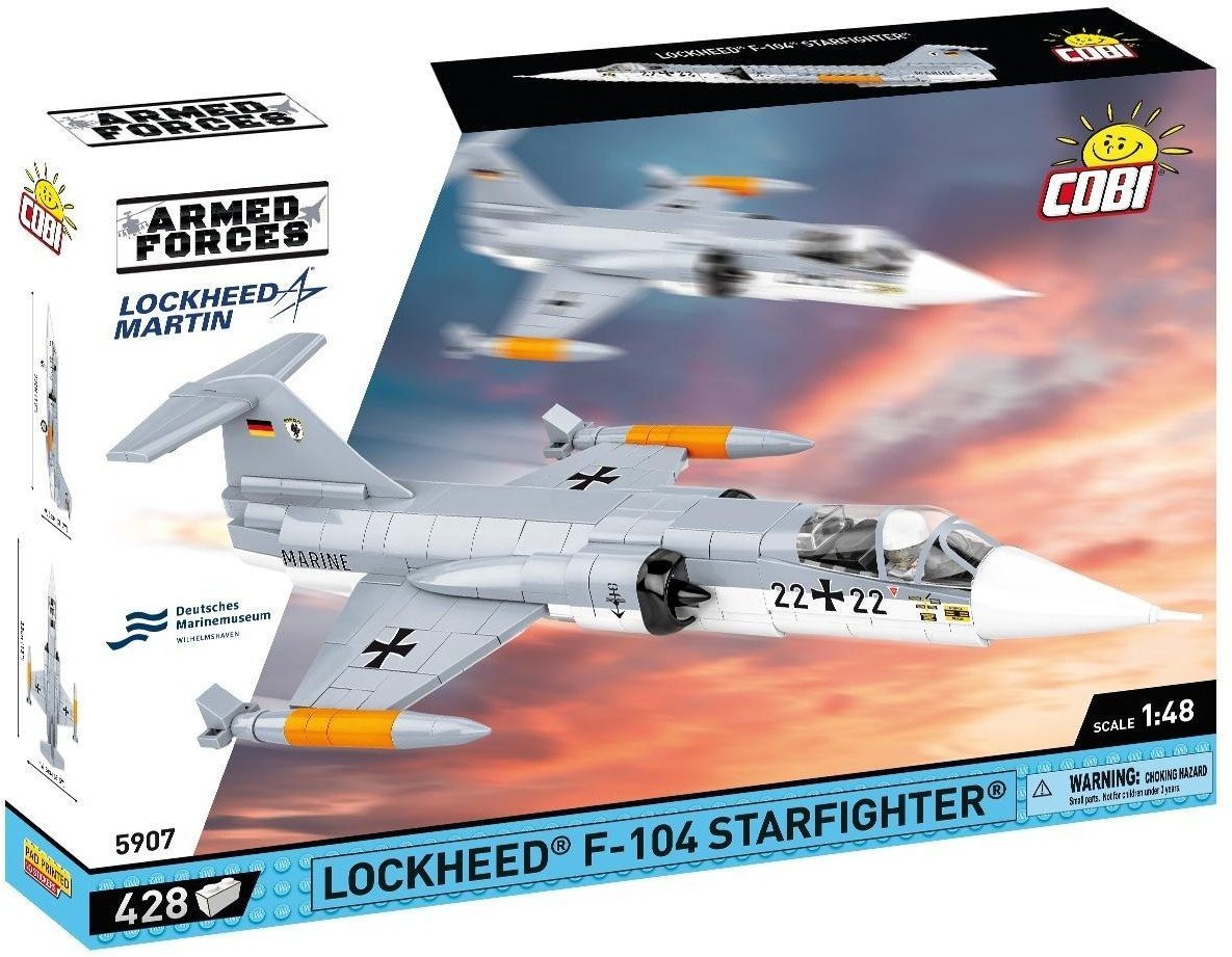 COBI ARMED FORCES Lockheed F104 Starfight 428 5904