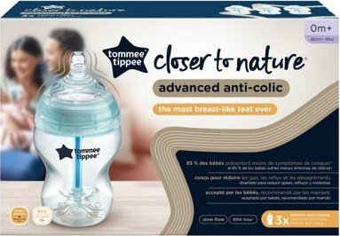 Tommee Tippee Butelka Antykolkowa Advanced Anti-Colic 3*260 Tommee Tippee