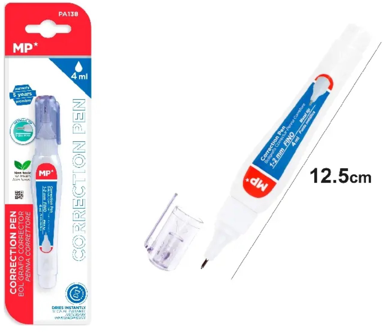 MP Korektor w długopisie 1.2 mm | 4 ml