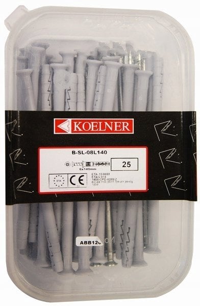 Koelner KOłEK DO WBIJANIA BZE KOłNIERZA 8X140 POJEMNIK - 9oj - B-SL-08L140