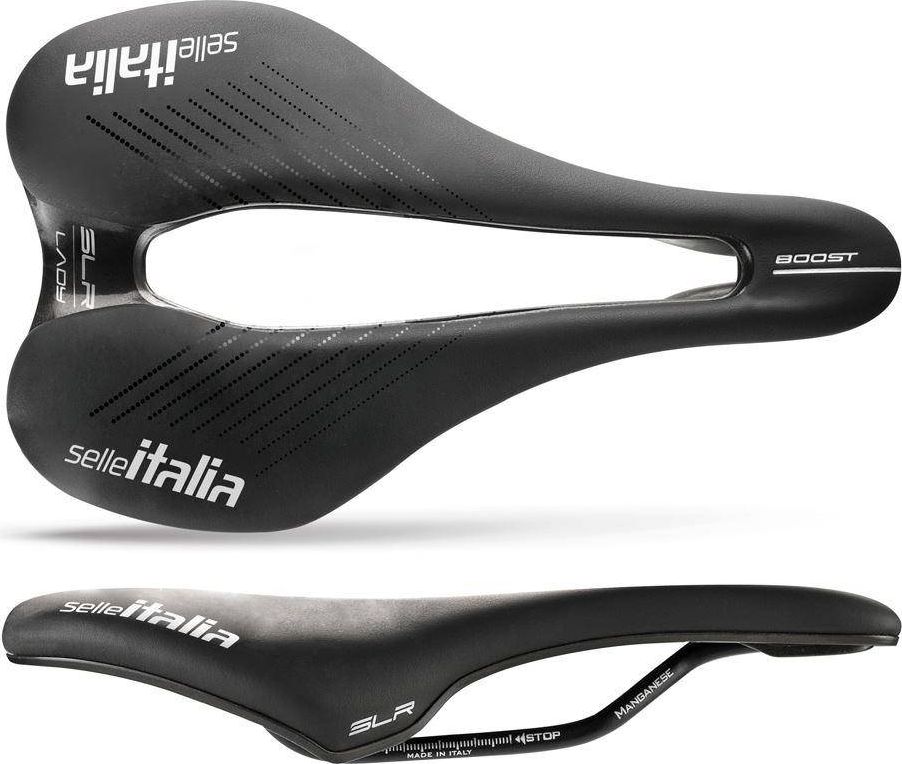 Selle Italia Siodło SELLE ITALIA SLR BOOST LADY SUPERFLOW L TM (id match - L3) manganese tube 7, fibra-tek, czarne