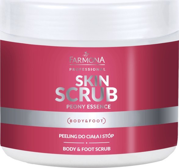 XXXX____Farmona Professional (Farmona) Farmona SKIN SCRUB PEONY ESSENCE Peeling do ciała i stóp 500g.