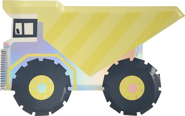 Meri Meri Talerzyki Na budowie jeden rozmiar