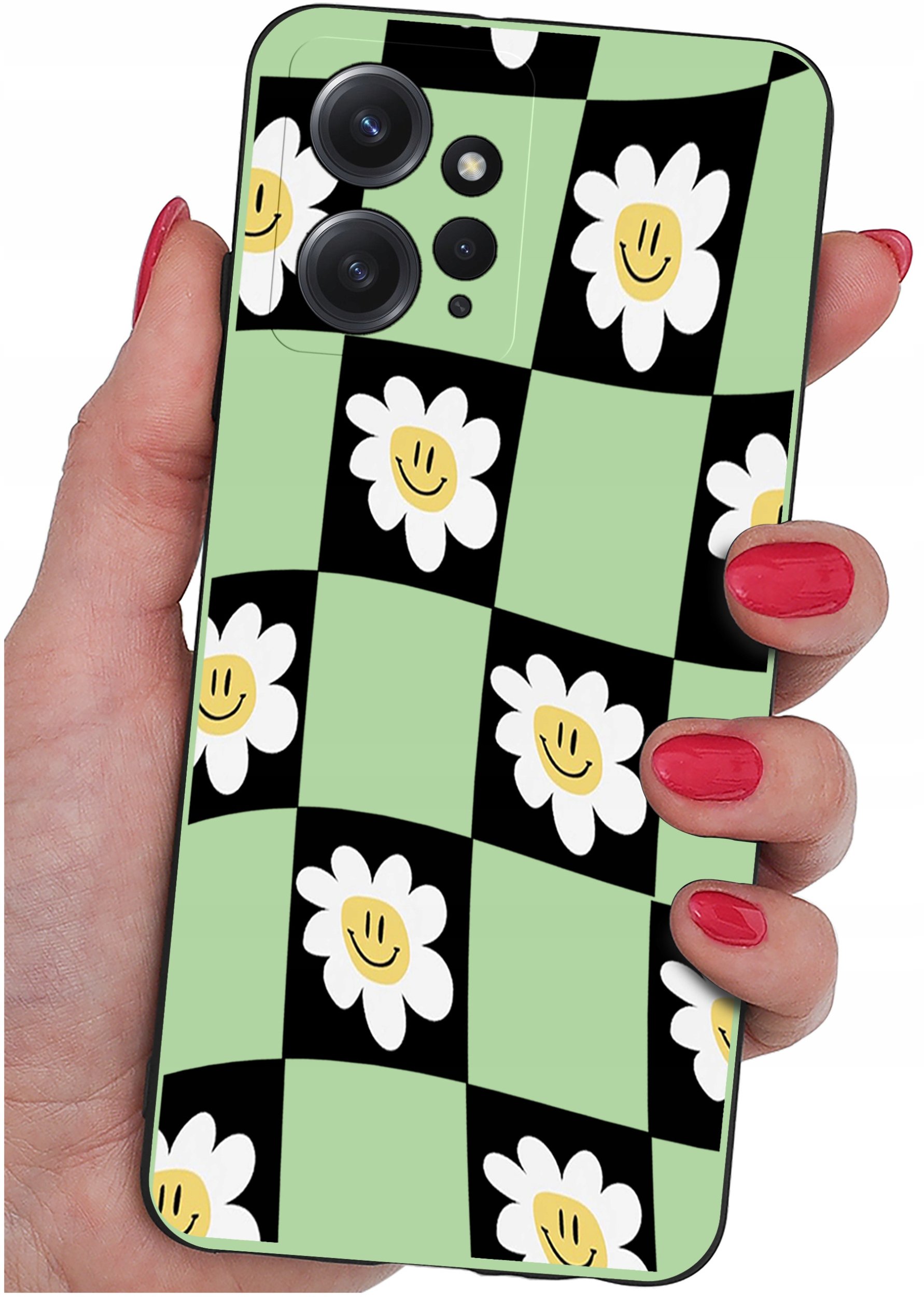 ETUI do Xiaomi Redmi Note 12 4G | WZORY | SILIKONOWE MATT CASE + SZKŁO 9H