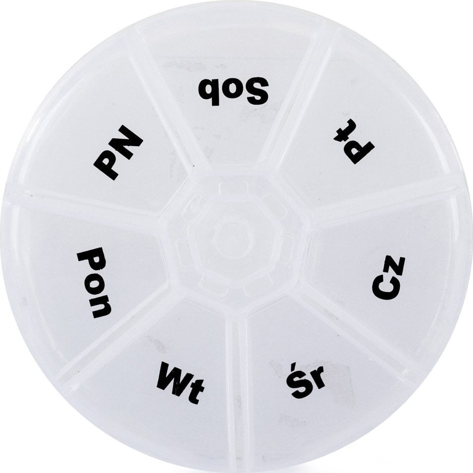 Verk Pojemnik na leki kasetka pudełko organizer 7 dni Pojemnik na leki kasetka pudełko organizer 7 dni