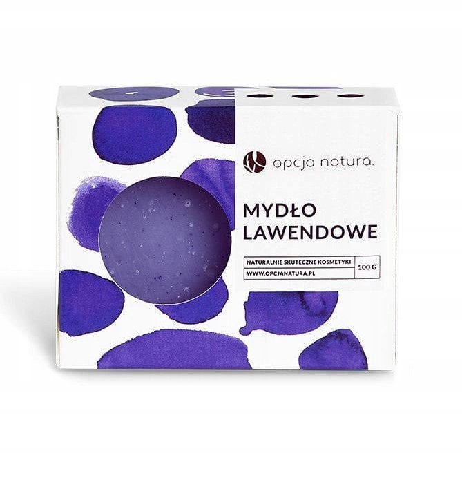 OPCJA NATURA_Mydło Lawenda nawilżająco-pielęgnujące 100g