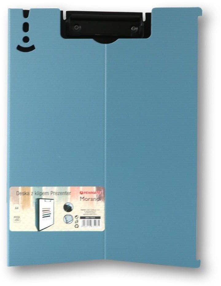 Penmate Deska z klipem A4 Prezenter niebieskoszara