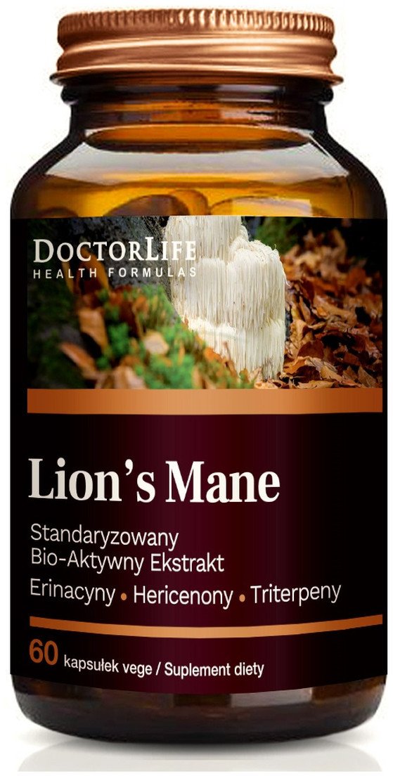 Doctor Life DOCTOR LIFE_Lion's Mane suplement diety 60 kapsułek
