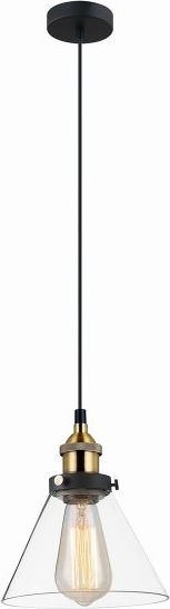 Lampa wisząca Italux Getan industrial czarny (MDM-2564/1)