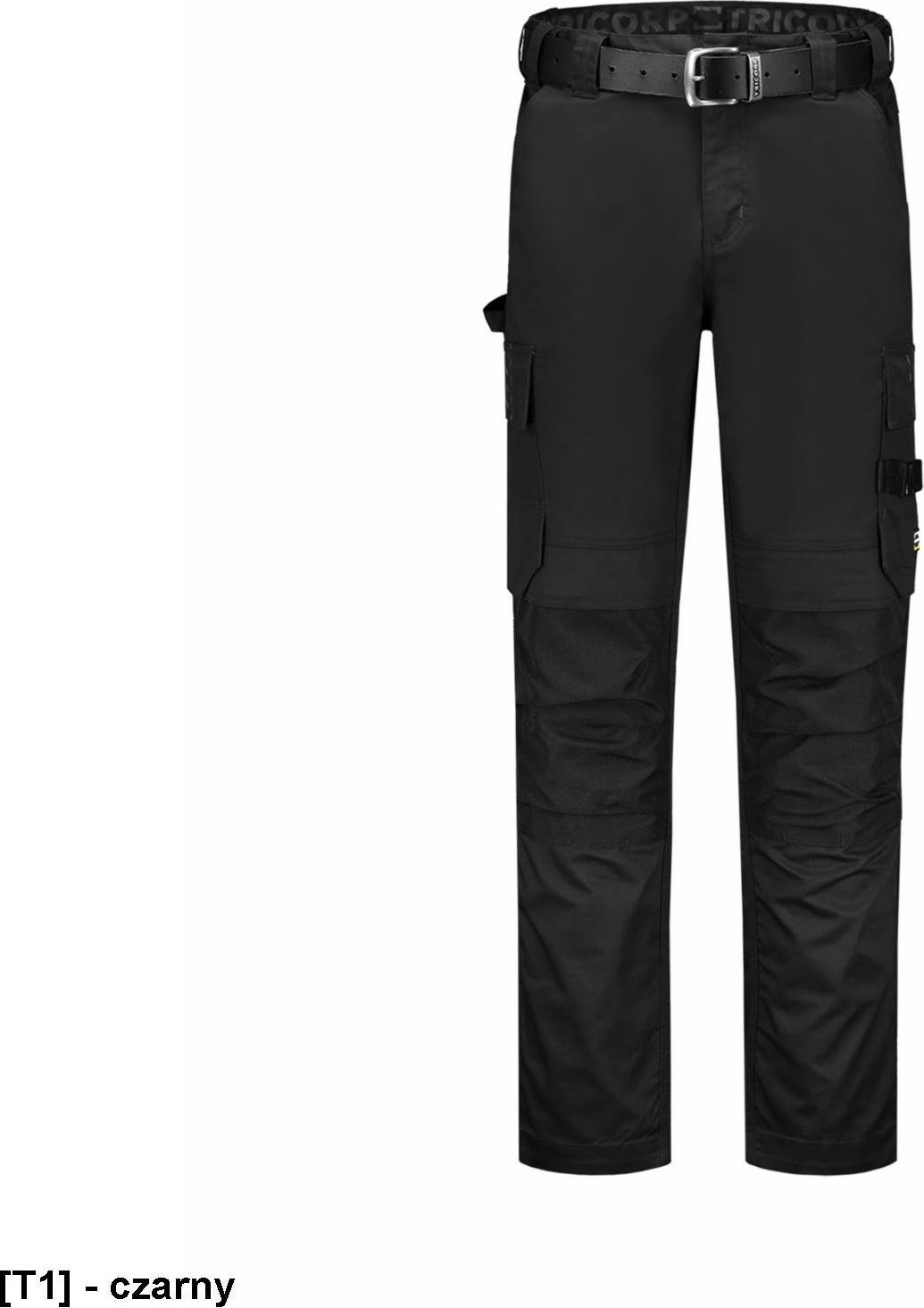 TRICORP Work Pants Twill Cordura T63 - ADLER - Spodnie robocze unisex, 280 g/m, 35% bawełna, 65% poliester, - czarny - rozmiar 46