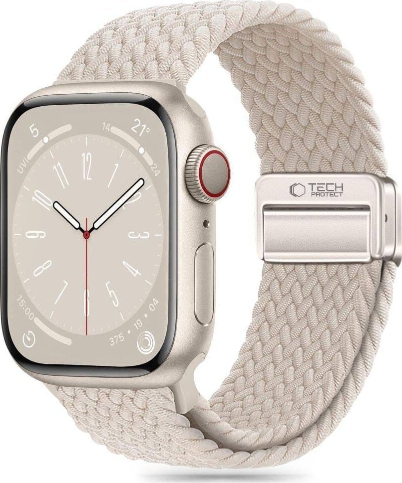 Tech-Protect Pasek Tech-Protect Nylonmag Apple Watch 4/5/6/7/8/9/SE/Ultra 1/2 42/44/45/49mm Starlight