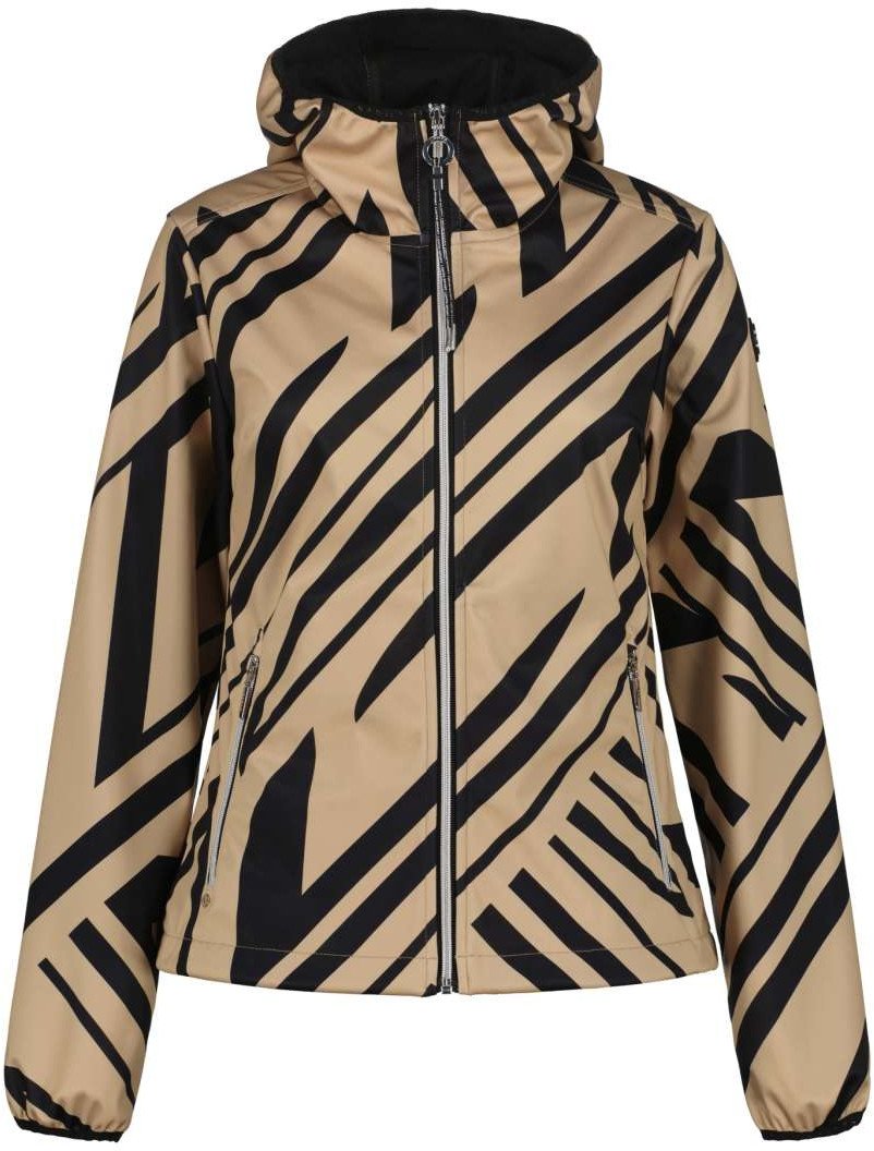 Luhta moteriška softshell striukė AHVIONSAARI, smėlio-juoda