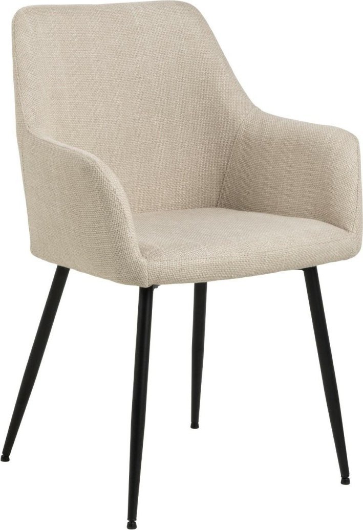 Actona Krzesło Lizzy z podłokietnikami beżowe