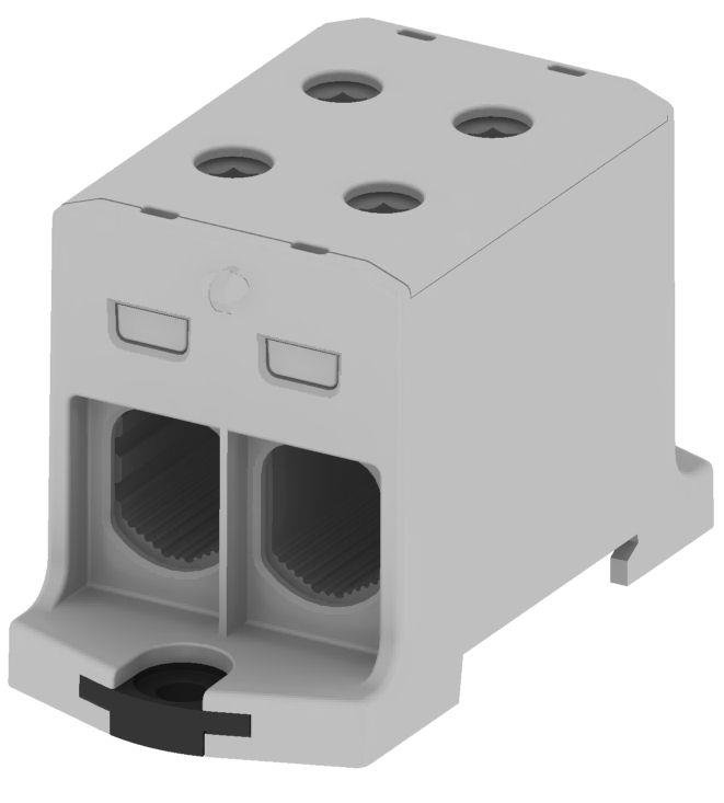 Simet Złączka szynowa T022095 6-95mm2 Al/Cu szara 89733002