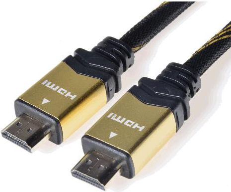 Kabel PremiumCord HDMI - HDMI 5m złoty (kphdmet5)