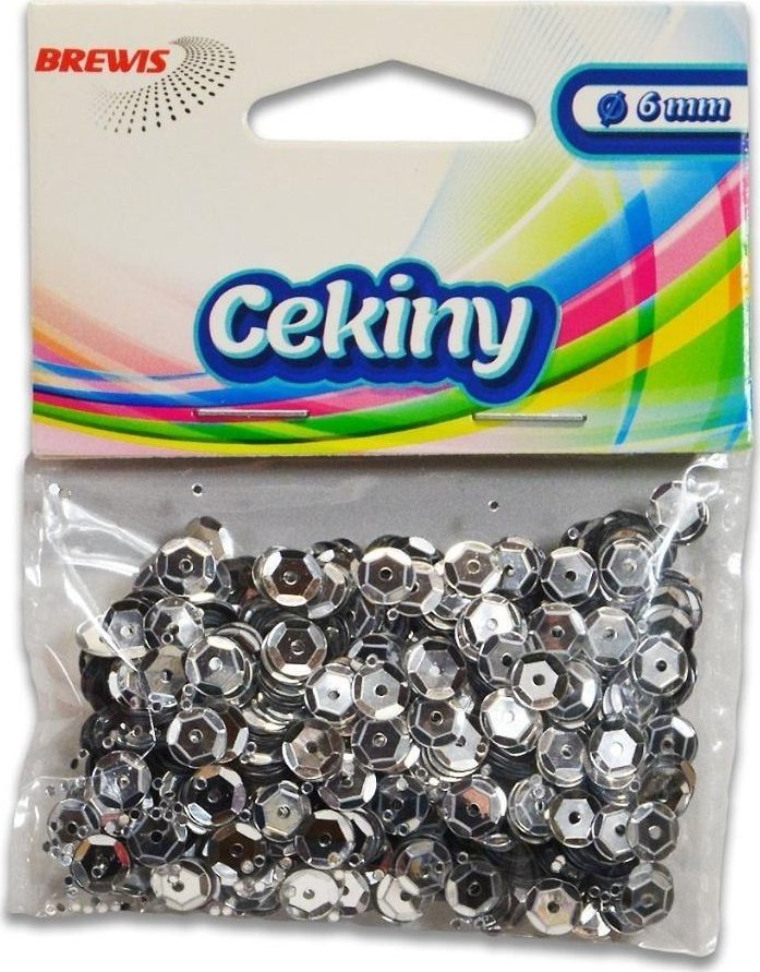 Cekiny błyszczące B 200 srebrny
