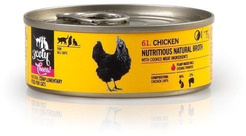 3Coty CHICKEN Cheers! Complementary feed for cats 75g
