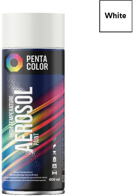 Pentacolor PAINT AEROS PENTA HIGH TEMP WHITE 400ML