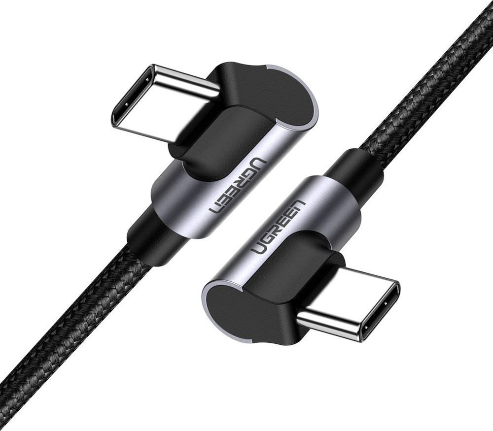 Kabel USB Ugreen USB-C - USB-C 1 m Szary (63800)