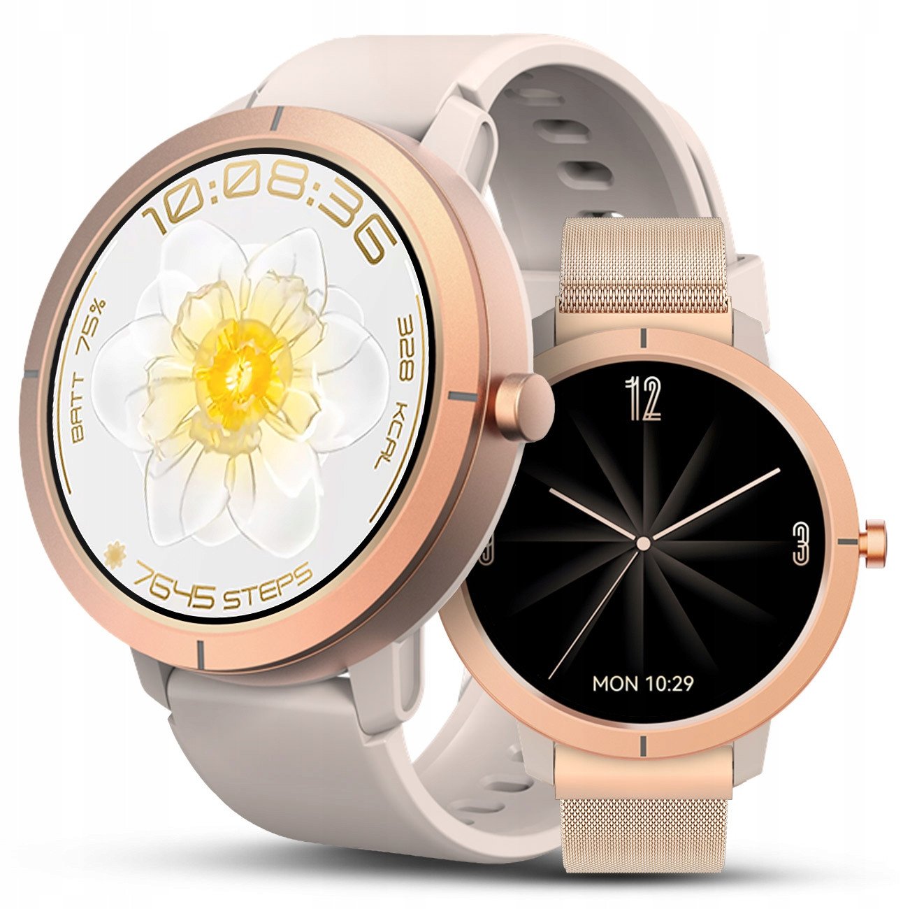 SMARTWATCH DAMSKI Z GPS POLSKIE MENU AMOLED ROZMOWY PULS SPORT WODOODPORNY