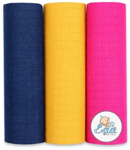 Pielucha tetra kolor 3 szt. 70/80 Zestaw 1 1212 EgaKids