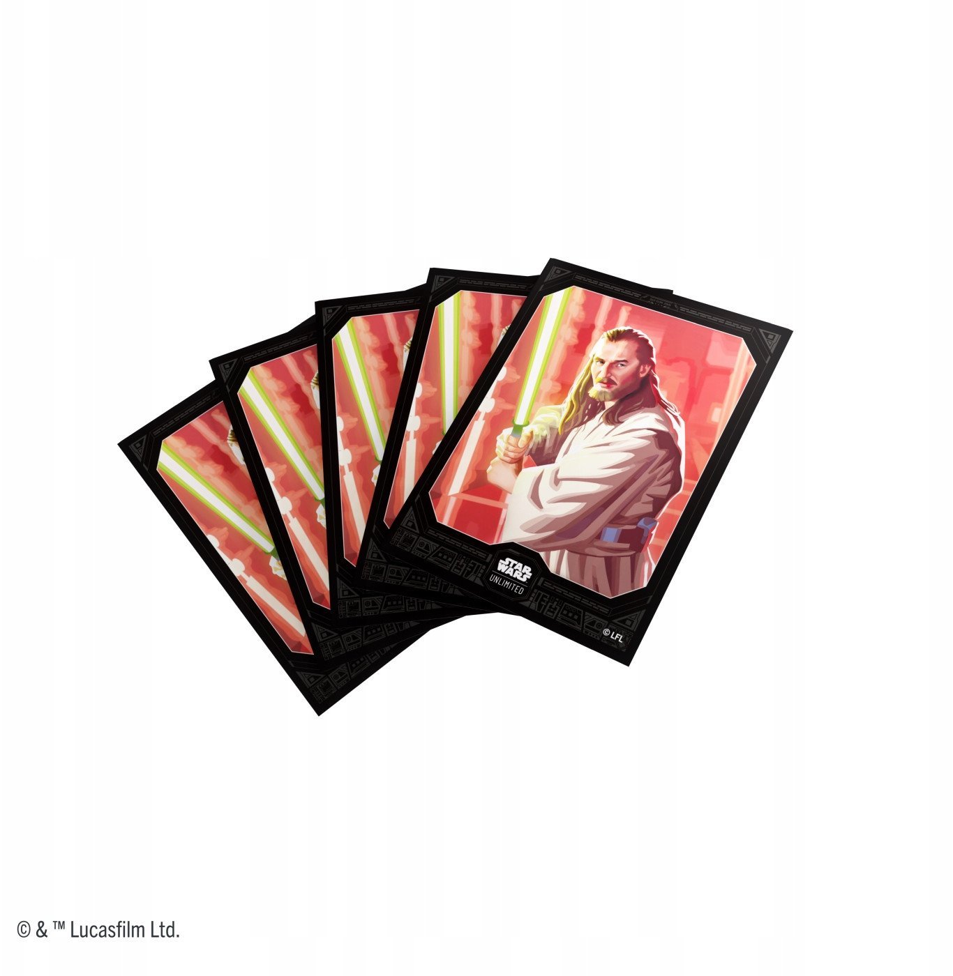 Gamegenic: Star Wars Unlimited Card Game - Premium Art Sleeves - Qui-Gon Jinn