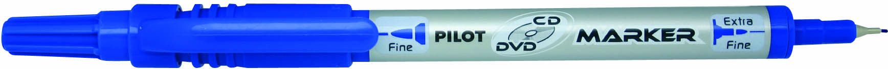 Pilot Marker dwustronny do CD/DVD niebieski (WP1450)