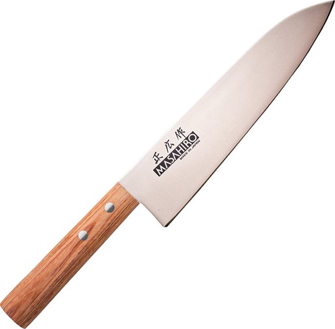 Masahiro Nóż Masahiro Sankei Chef 180mm brązowy [35922] uniwersalny