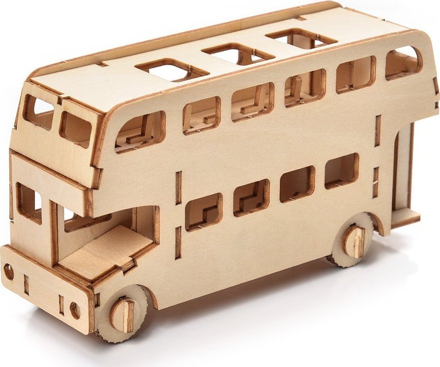 Little-Story Drewniane Puzzle Model 3D - Autobus