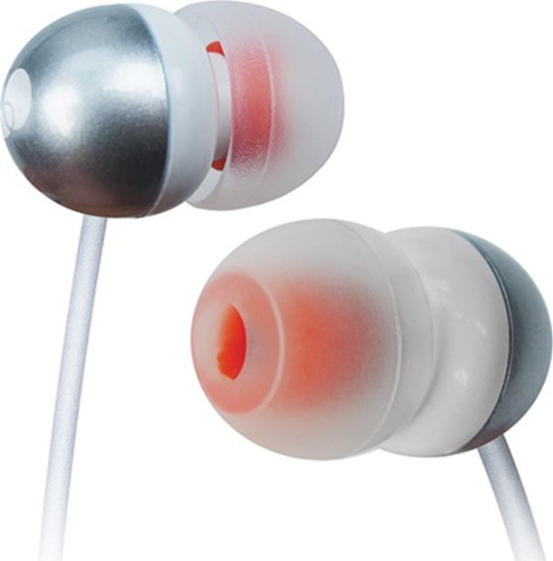 Słuchawki Cygnett CYGNETT Earphones SpaceBuds Silver/White