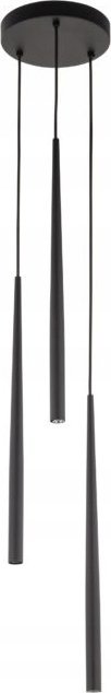 Lampa wisząca TK Lighting LAMP PENDANT PIANO G9 3X8W BK