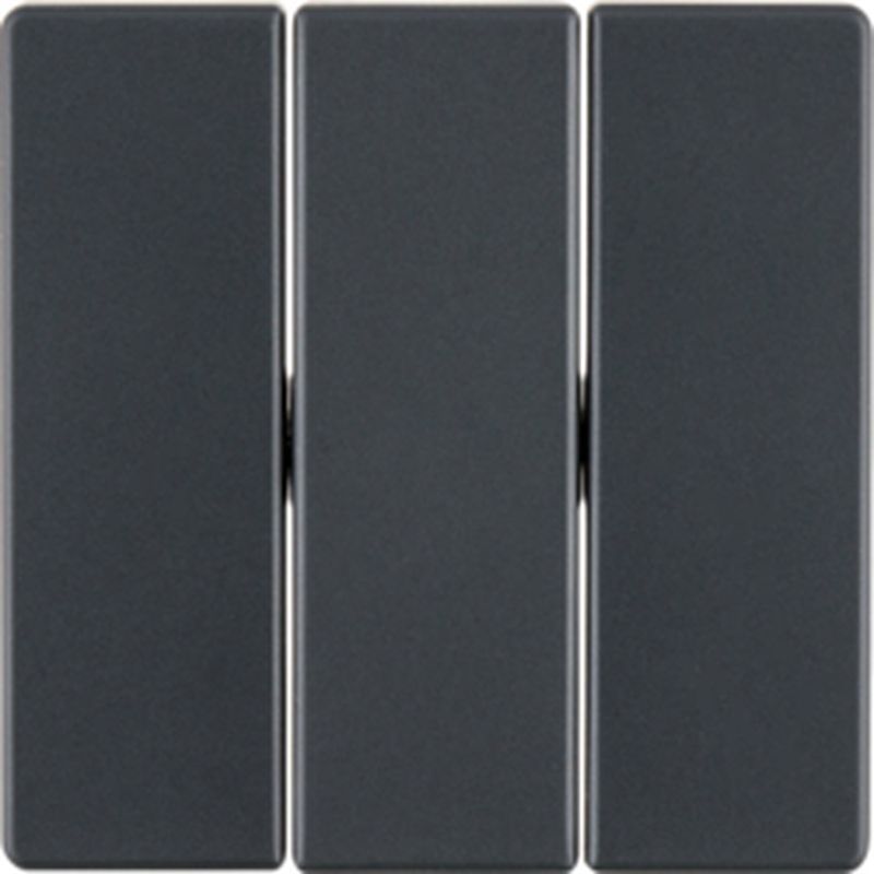 Hager Klawisze do łącznika 3-krotnego antracyt aksamit Q.1/Q.3 16656086