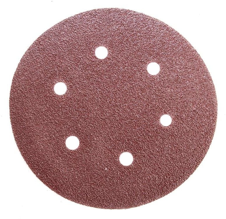 SANDING DISCS 6HOLES NO120 D150 5PCS