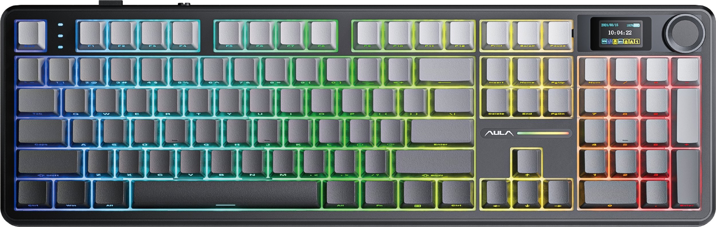Klawiatura Aula F108 Pro Nimbus Switch V3 (AUF108P-GG-NV3-E)