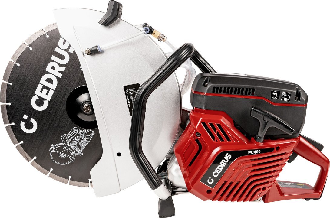 Piła łańcuchowa Cedrus CEDRUS PC400 PIŁA PILARKA PRZECINARKA RĘCZNA SPALINOWA BUDOWLANA DO BETONU ASFALTU 400mm 4,8KM - OFICJALNY DYSTRYBUTOR - AUTOR