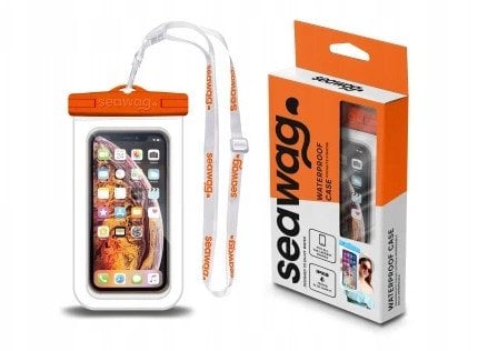 Seawag Element Proof Case - wodoodporne etui do telefonu (white/orange)