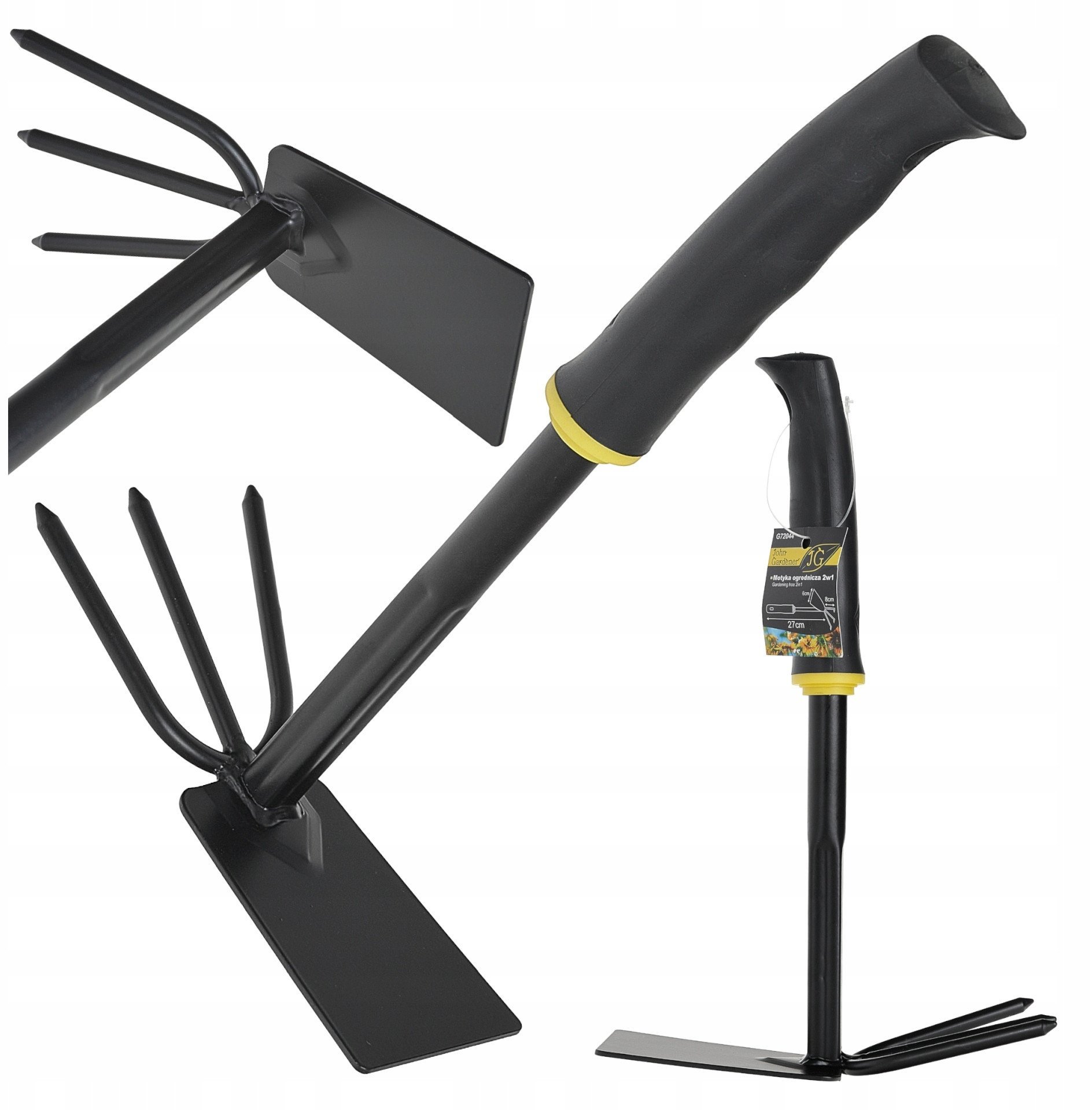 Motyczka ogrodnicza dwustronna z pazurkami (24/96)